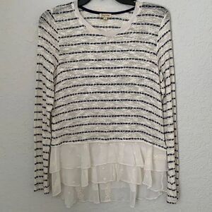 Jily White Lightweight Tunic Size S